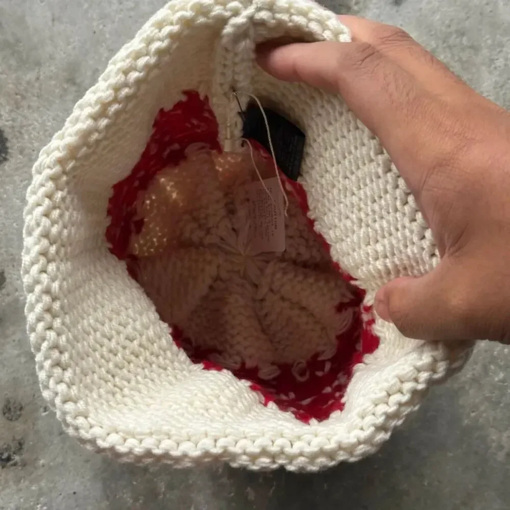 Kapital 3G Wool Snow Pattern Knit Hat - Picture 7 of 7